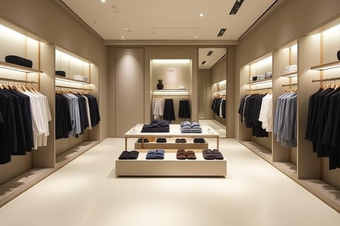 銀座高級アパレルショップ Before